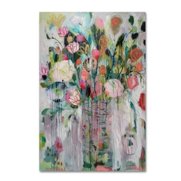 Trademark Fine Art Carrie Schmitt 'Spring Showers' Canvas Art, 22x32 ALI5383-C2232GG